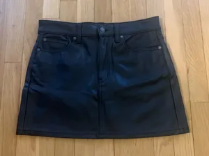American Eagle Leather Mini Skirt  thumbnail 1