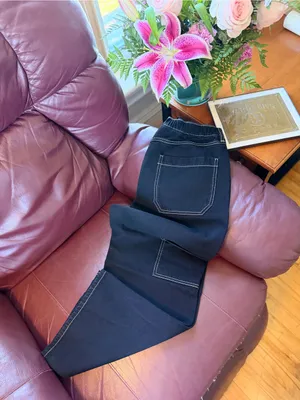 Arizona Black Women’s Jeans with Contrast size 10 short Stitching thumbnail 4