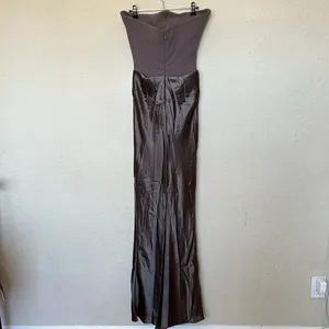 House of Cb size M A-C 'Persephone' Smoke Strapless Corset Maxi Dress thumbnail 10