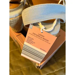 Serra Ladies Espadrille blue wedges NWT/Box Sz 8‎ thumbnail 4