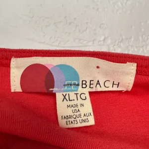 Free People Beach Rosalia Low Back Mini Dress Red Size XL thumbnail 4