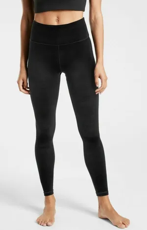 Athleta Elation velvet tight leggings SZ:XL thumbnail 1