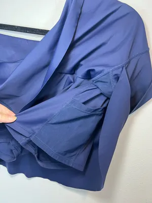 Zyia Active Skort Skirt Navy Blue Mini Pockets Golf Pickleball Athletic Size Lg thumbnail 10