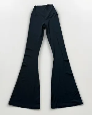 Aerie OFFLINE Real Me High Waisted Black Crossover Flare Legging Size XS thumbnail 1