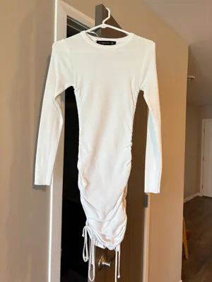 Princess Polly Mini Dress White thumbnail 3