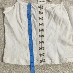 Free People White Lace-Trimmed Tank Size S thumbnail 9