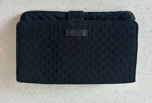 Vera Bradley Iconic All Together Black Wallet Like New thumbnail 2