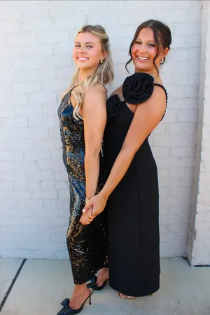 Black Long Sequin Formal Dress Size XS thumbnail 5