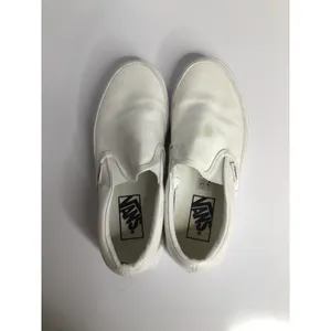 Vans Slip-On Shoes Womens 6 White Good Canvas Low Top Sneakers casual trendy thumbnail 6
