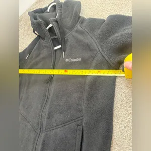 Columbia zip up polar fleece jacket with hood fleece women’s medium thumbnail 10