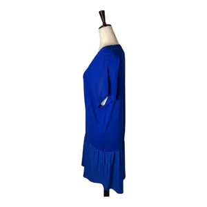 Anthropologie Dolan Left Coast Dress Women Small Blue High Low Tunic Preppy‎ thumbnail 6