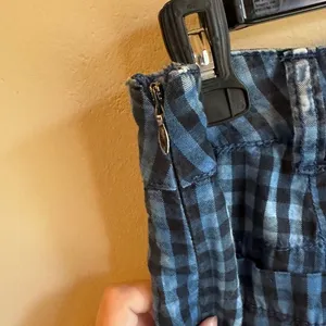 Anthropologie Maeve Avryl Bleached Gingham Slim Crop Pants thumbnail 7