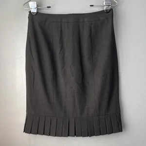 Semantiks Skirt Size 2 Charcoal Wool Career Pleated Ruffle Academia Office Siren thumbnail 4