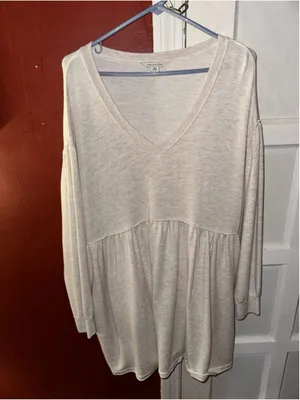 American Eagle V-Neck Babydoll Dress thumbnail 2