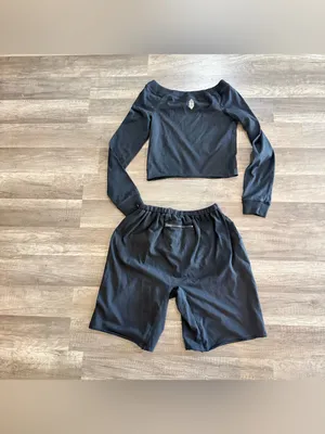 NWOT FREE PEOPLE Hot Shot Easy Set short set thumbnail 9