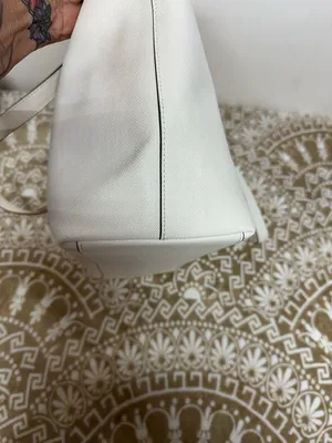 Coach Gallery Cream Leather Tote with Front Zip and Gold Hardware with Dustbag thumbnail 7