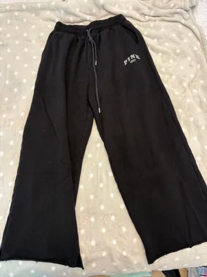 PINK Victoria's Secret Sweatpants Black Small thumbnail 1