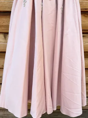 MAC DUGGAL Pink Size 8 Strapless Crystal Embellished Satin A-Line Dress Gown thumbnail 13