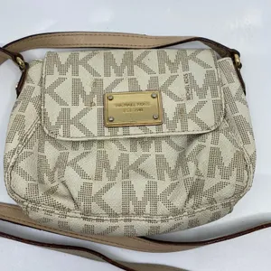 Michael Kors White Leather Crossbody Bag thumbnail 2