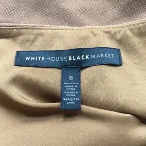 White House Black Market size 6?Brown Lace Up Skirt thumbnail 3