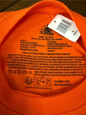 Walt Disney World Park Mickey Halloween Orange Retro 2023 T-Shirt Adult S NEW thumbnail 3