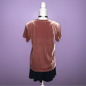 Abercrombie & Fitch Mauve Velour Top thumbnail 7