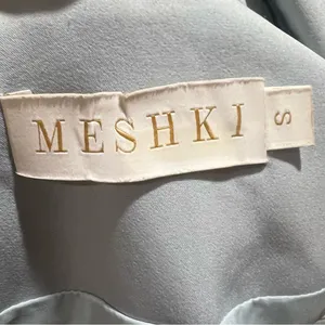Meshki light  blue button up blazer thumbnail 6