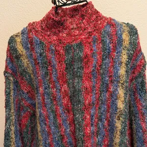 ⛽️⛽️⛽️BOGOHO⛽️⛽️⛽️POL Multicolor Striped Women's Sweater-size medium thumbnail 2