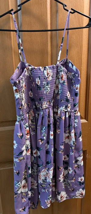 Purple floral dress Size M thumbnail 4