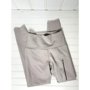 Vuori Evolve Zipped Legging Womens Uplift Leggings Soft Pewter Small thumbnail 4