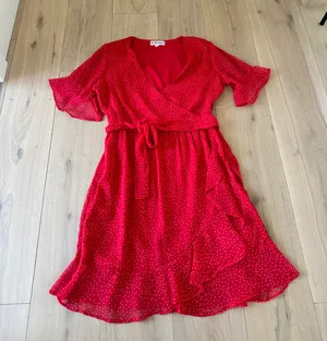 Red Belted Dress thumbnail 2