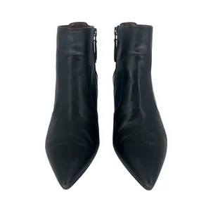 Aquatalia Black Leather Pointed Toe Ankle Boots‎ Size 7.5 thumbnail 5