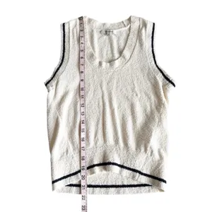 Madewell Boucle Knit Sweater Tank Vest Women’s XS Vintage Ivory thumbnail 4
