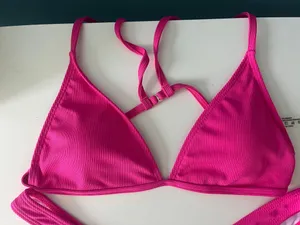 SheIn Hot Pink Bikini Set thumbnail 4