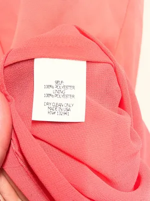 NEW Amanda Uprichard short cold shoulder dress in coral peach size small thumbnail 6