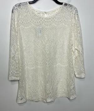 Maurice’s lace‎ blouse 3/4 sleeves size XL new with tags! thumbnail 1