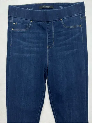 Liverpool Jeans The Ankle Skinny Womens 10/30 Blue Denim Pull On High Rise thumbnail 2