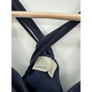 Athleta Blue‎ Transcendence Support Workout Tank Top Built in Bra Women Size XS thumbnail 6