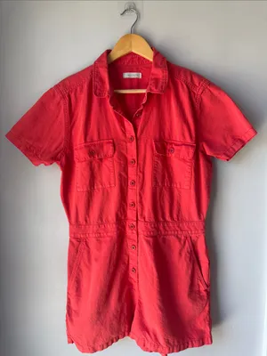 Outerknown Trestles Organic Cotton Utility Romper thumbnail 2
