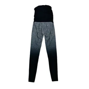 Beyond Yoga Beyond The Bump Ombre Maternity Leggings Black‎ Gray XS thumbnail 3