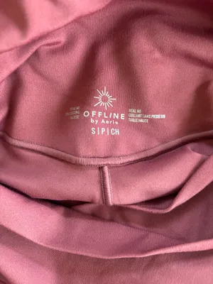Aerie offline pink crossover leggings women’s size small thumbnail 3