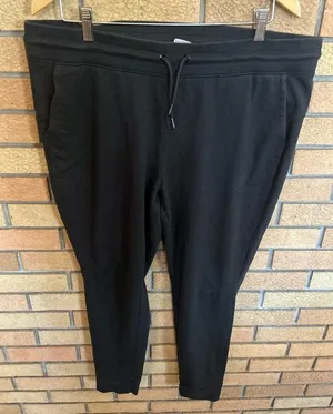 All in Motion Black Drawstring Waisted Slim Leg Sweatpants Women’s Size XXL thumbnail 1