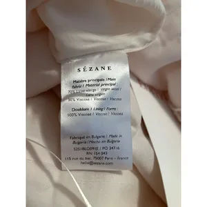 Sézane Strapless Blouse Elian /Tube Top Ecru size 38 US6 New with tags thumbnail 7
