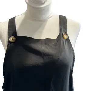 Women's small 100% polyester black overalls thumbnail 4