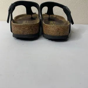 Birkenstock Gizeh Leather Thong Silver/Gray Sz 37 US 6 Regular Sandals Slip On thumbnail 7