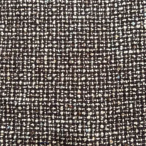 Kate Hill Brown Wool Tweed Blend Pencil Skirt with Brown Leather Waistband Trim thumbnail 3