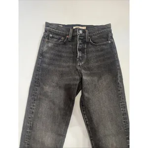 Levi’s Wedgie Grey Jeans Sz 25 Button Fly thumbnail 2