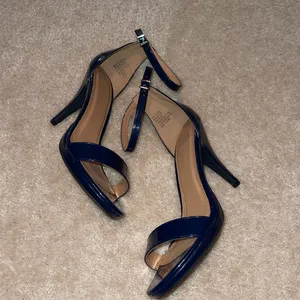 Elegant Navy High Heel Sandals thumbnail 3