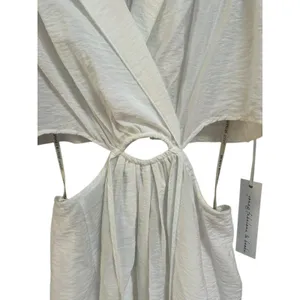 NWT Young Fabulous & Broke‎ White Derby Maxi Shirt Dress Cutout Waist Size Small thumbnail 8
