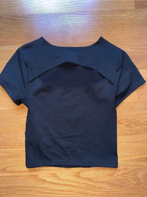 Aerie OFFLINE Black Tee thumbnail 2